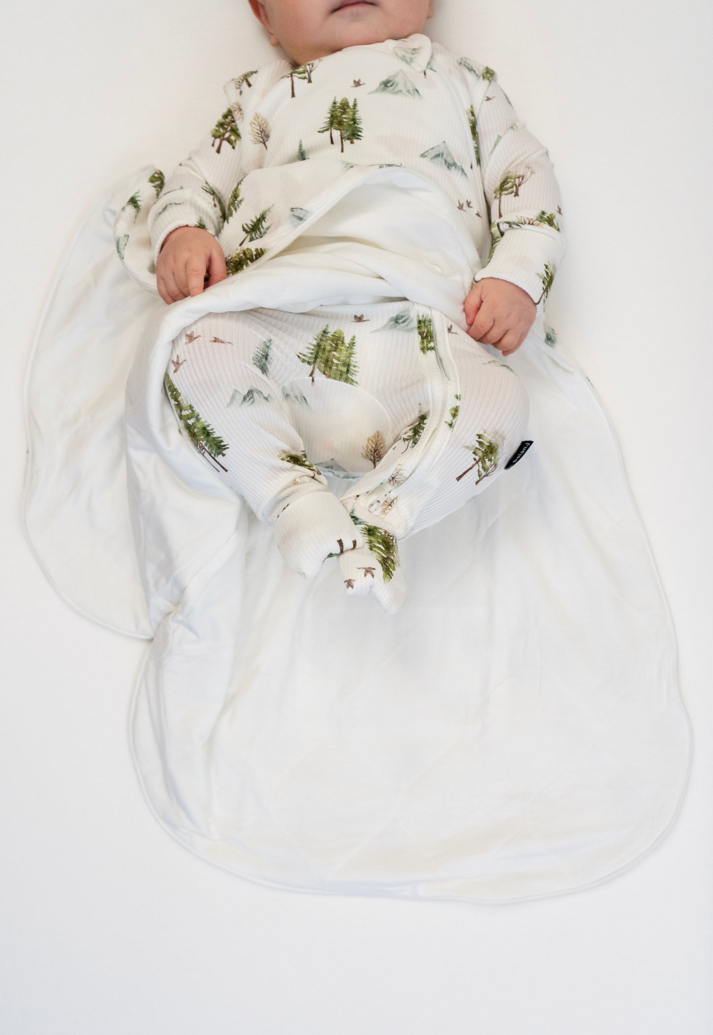 Belan J 2.5 TOG Ribbed Sleep Bag in Misty Forest
