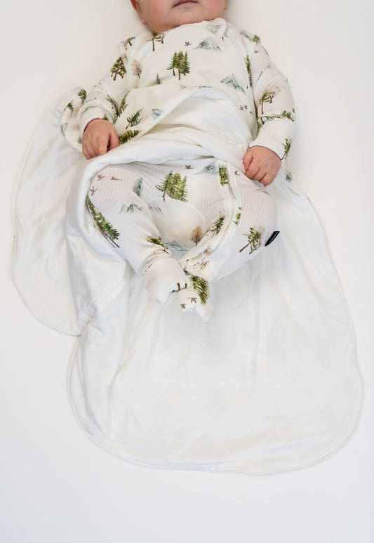 Belan J 2.5 TOG Ribbed Sleep Bag in Misty Forest