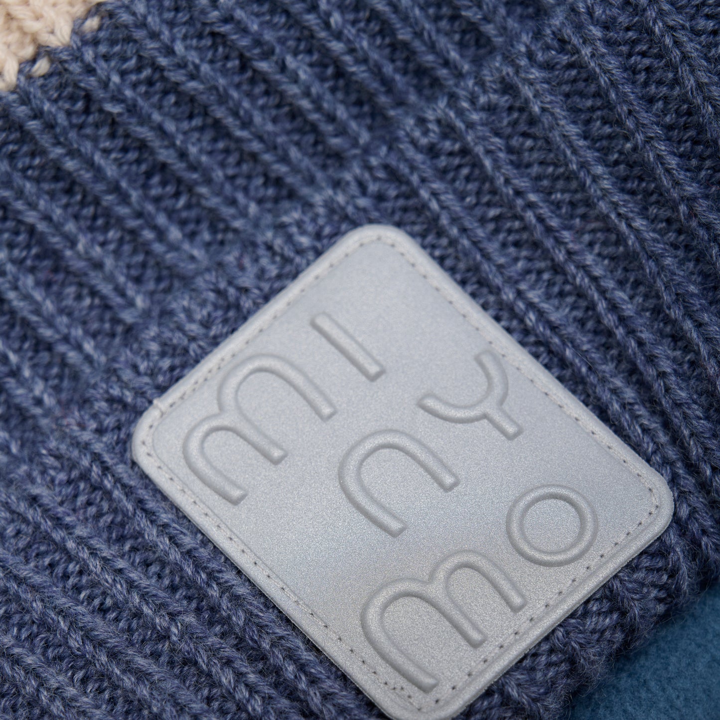 Minymo Pom Beanie in Navy