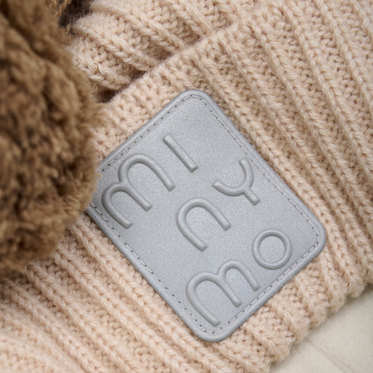 Minymo Pom Beanie in Caribou