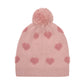 Minymo Soft Teddy Hearts Beanie