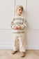 Jamie Kay Johan Knit Jumper in Wide Knit Stripe Cloud/Raindance