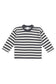 Jamie Kay Organic Cotton Waffle Leith Long Sleeve Top in Oliver Stripe Atlantic/Cloud