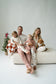 Pip + Phee Ribbed Bamboo Footed Sleeper in Amber Gingham