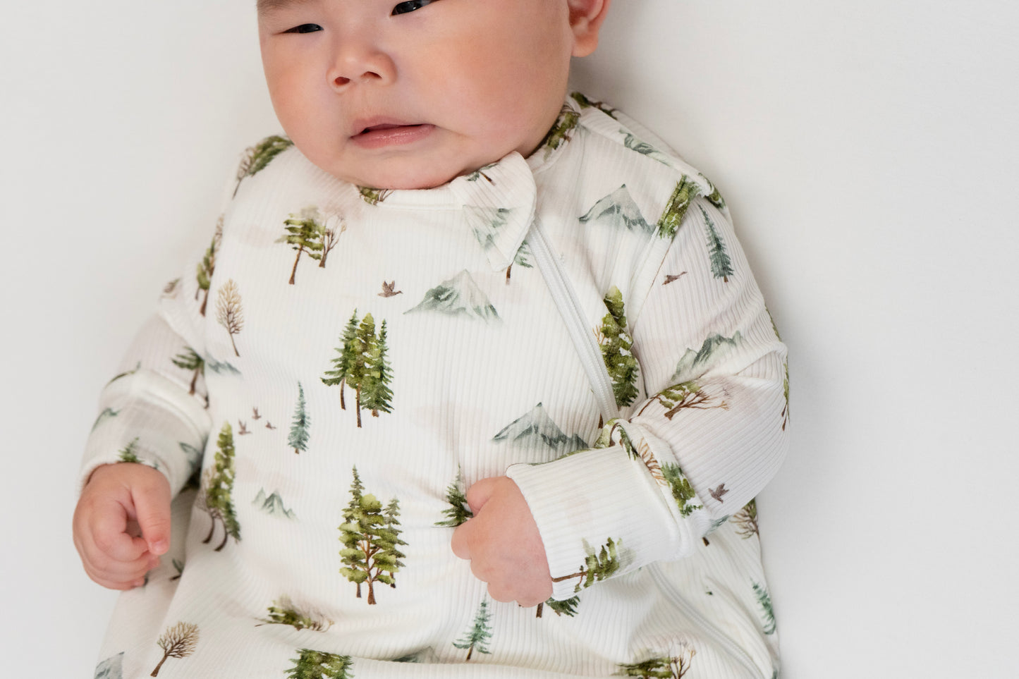 Belan J 2.5 TOG Ribbed Sleep Bag in Misty Forest