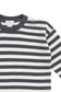 Jamie Kay Organic Cotton Waffle Leith Long Sleeve Top in Oliver Stripe Atlantic/Cloud