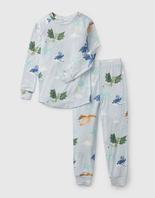 Loulou Lollipop Pajama Set in Magical Dragons