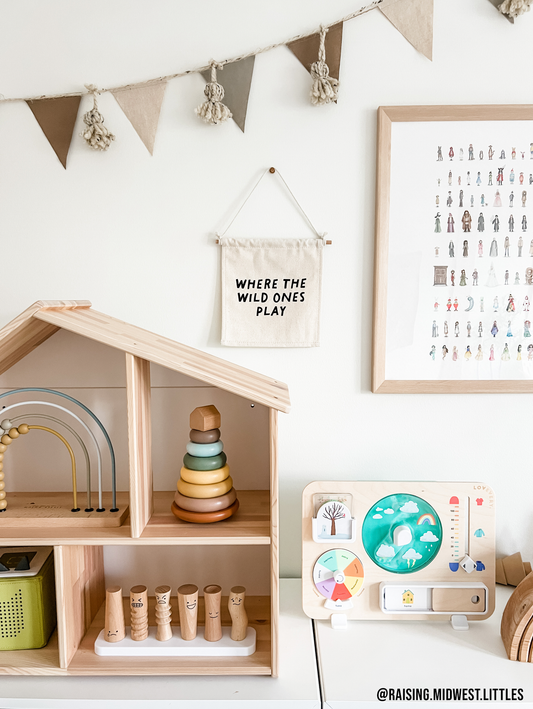 Cherrypick “Where The Wild Ones Play” Canvas Hang Sign