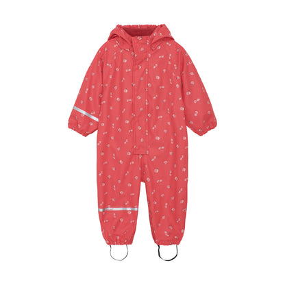 CeLaVi One Piece Rain Suit in Cayenne Fruit