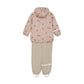 CeLaVi Fleece Lined Rainwear Set in Nasturtium