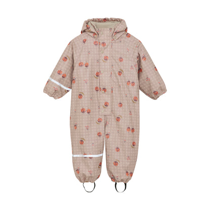 CeLaVi Fleece Lined One Piece Rain Suit in Nasturtium