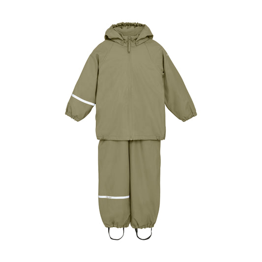 CeLaVi Fleece Lined Rainwear Set in Overland Trek