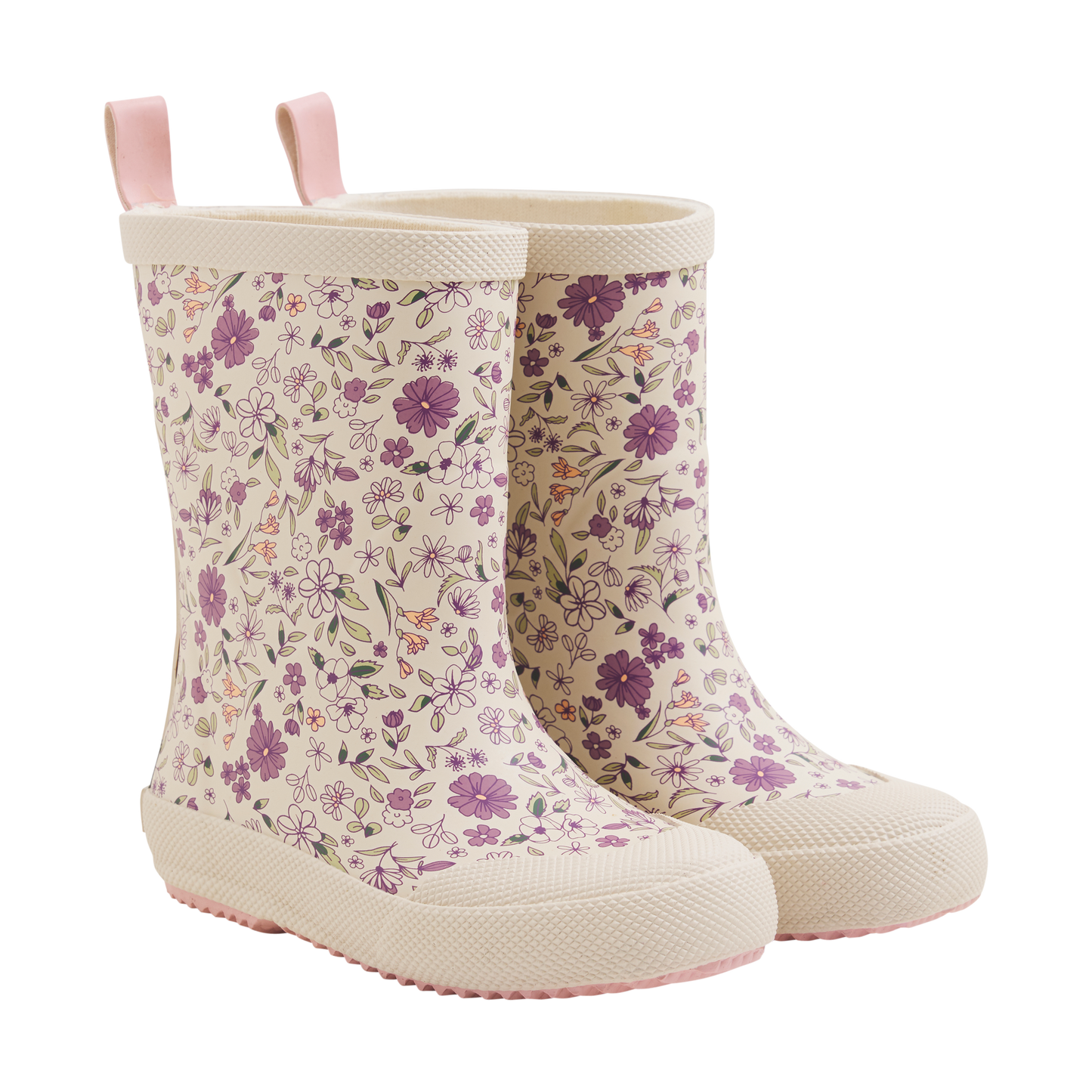 CeLaVi Rain Boots in Misty Rose Floral