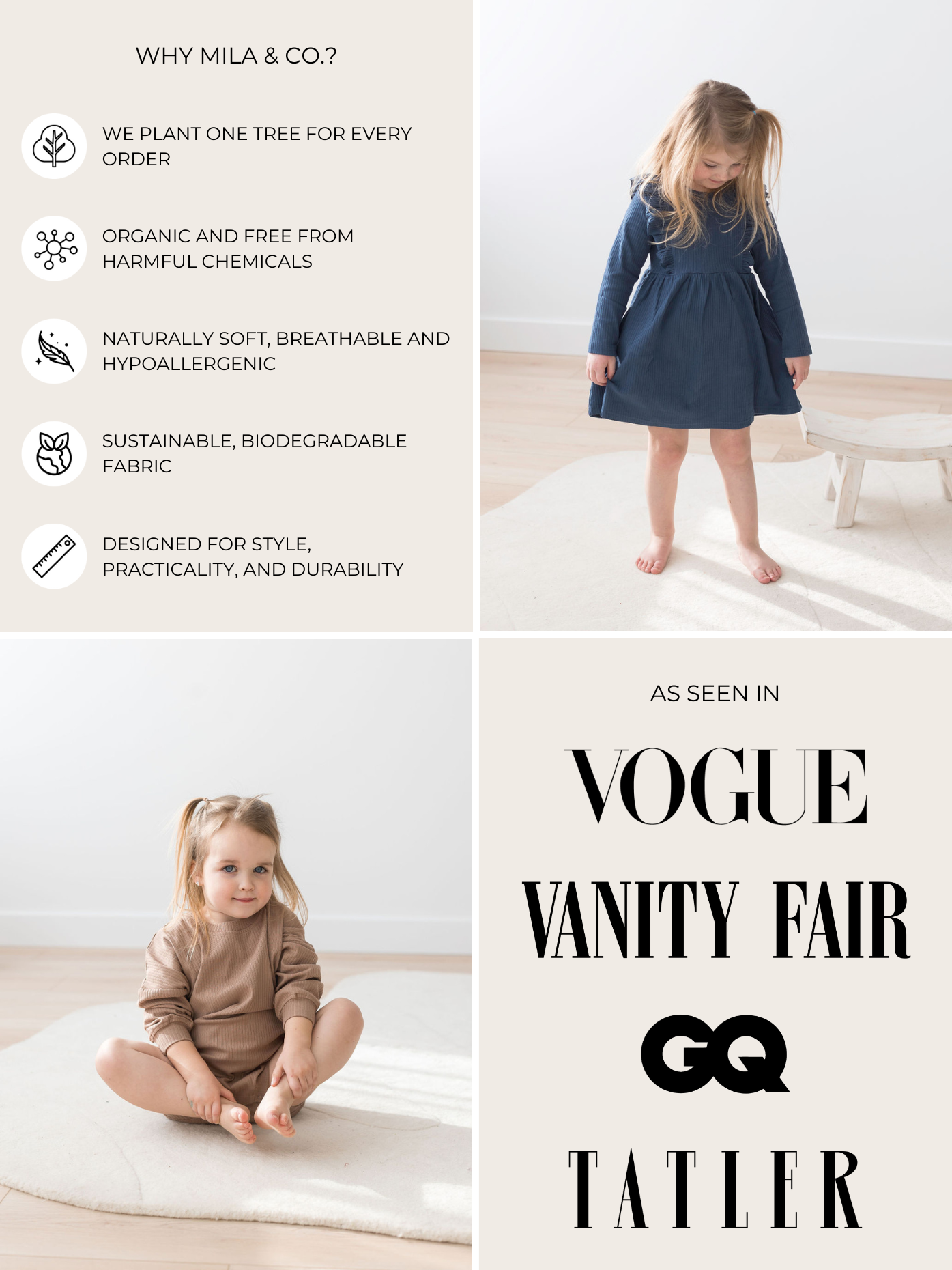 Mila & Co Ribbed Bubble Romper in Mushroom