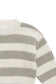 Jamie Kay Johan Knit Jumper in Wide Knit Stripe Cloud/Raindance