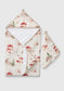 LouLou Lollipop Muslin Cotton Hooded Towel Set in Forest Families