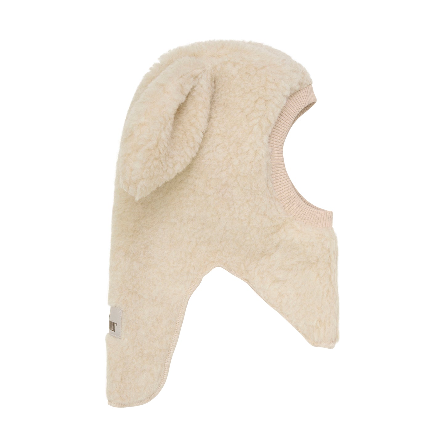 Huttelihut Wool Teddy Balaclava in Ivory