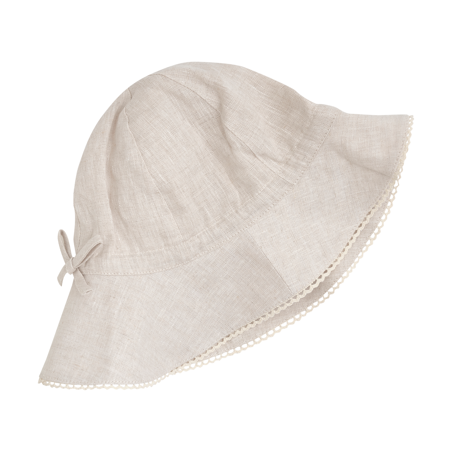 Huttelihut Summer Linen Hat in Antique White
