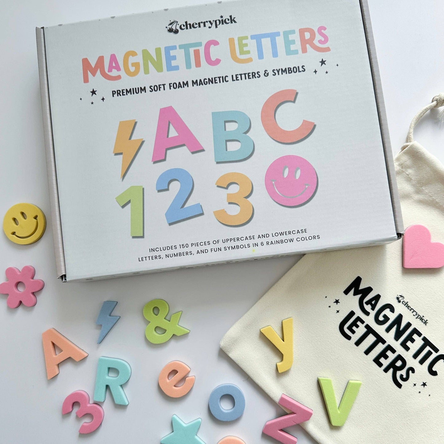 Cherrypick Soft Foam Magnetic Letters & Symbols Set
