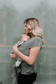 Beluga Baby - Lori Beluga Wrap- Charcoal Stripe