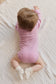 Jamie Kay Organic Cotton Modal Long Sleeve Bodysuit in Dahlia