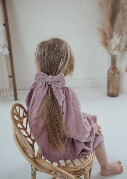 Mila & Co. Fable Bow in Mauve