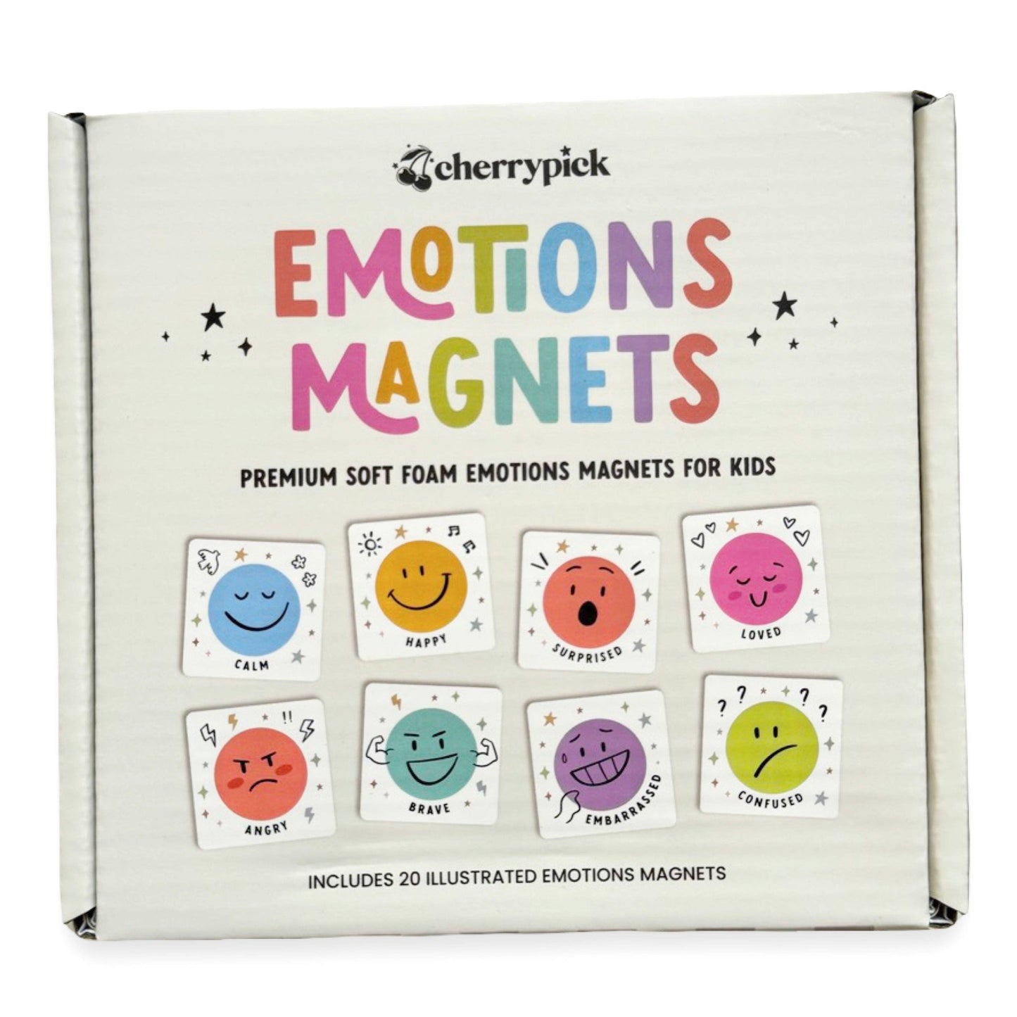 Cherrypick “Emotions” Soft Foam Magnet Set
