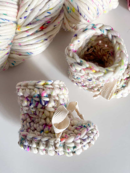 Loops & Things Luxury Merino Wool “Classic” Handmade Booties