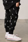 Little Bipsy Jogger in Lightning Bolt Black