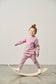 Little Bipsy Pullover in Dusty Purple Smiley