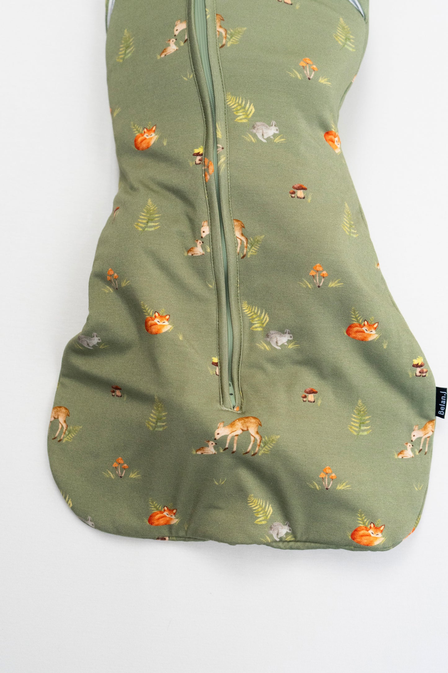 Belan J Convertible Swaddle Sack in Forest Friends