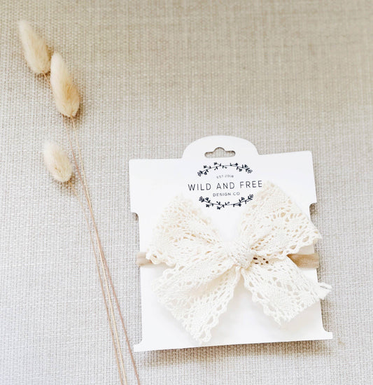 Wild and Free Design Co. Crochet Pinwheel Bow