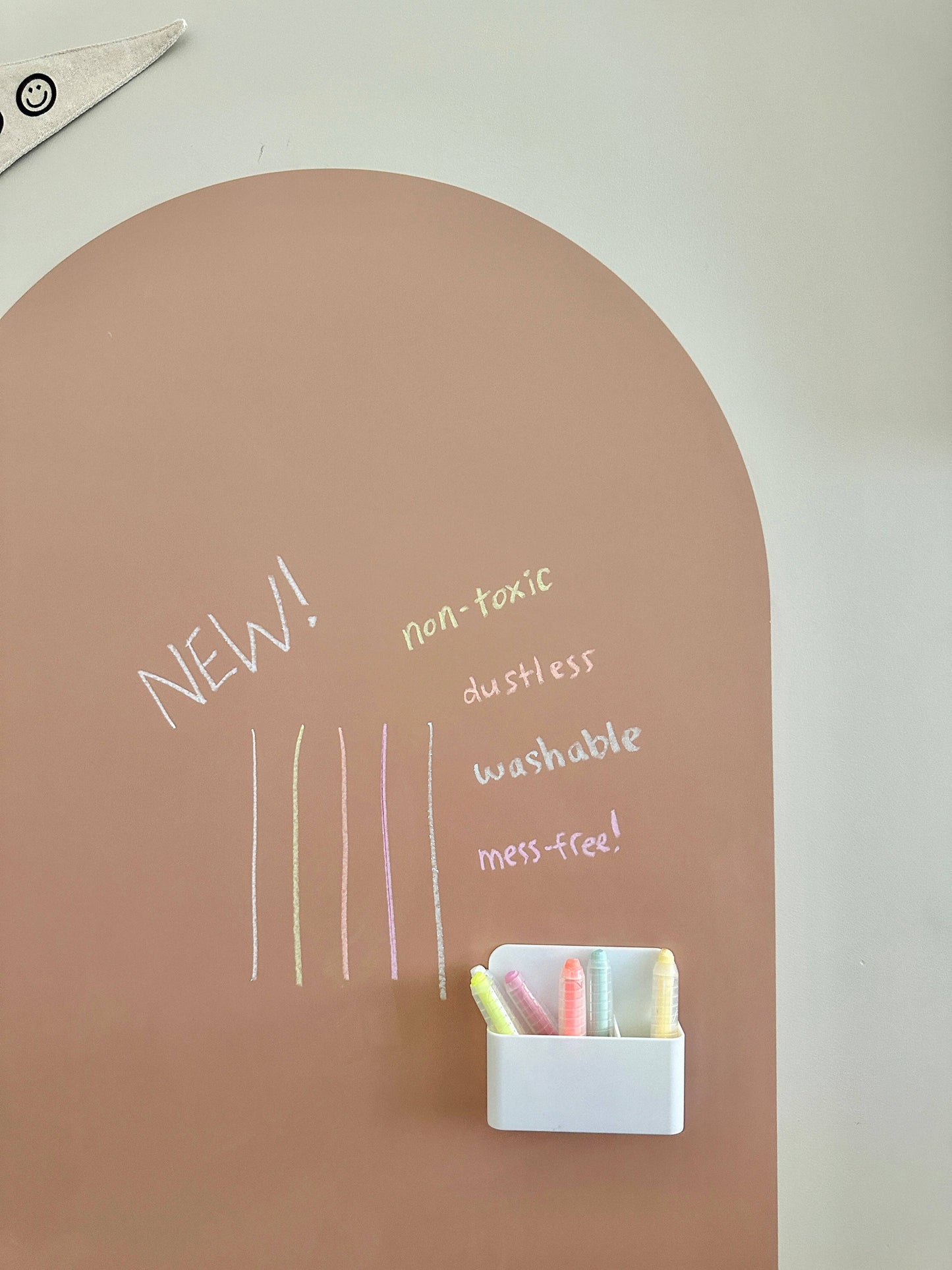 Cherrypick Dustless Chalk Crayons + Magnetic Holder Bundle for Magic Playwall