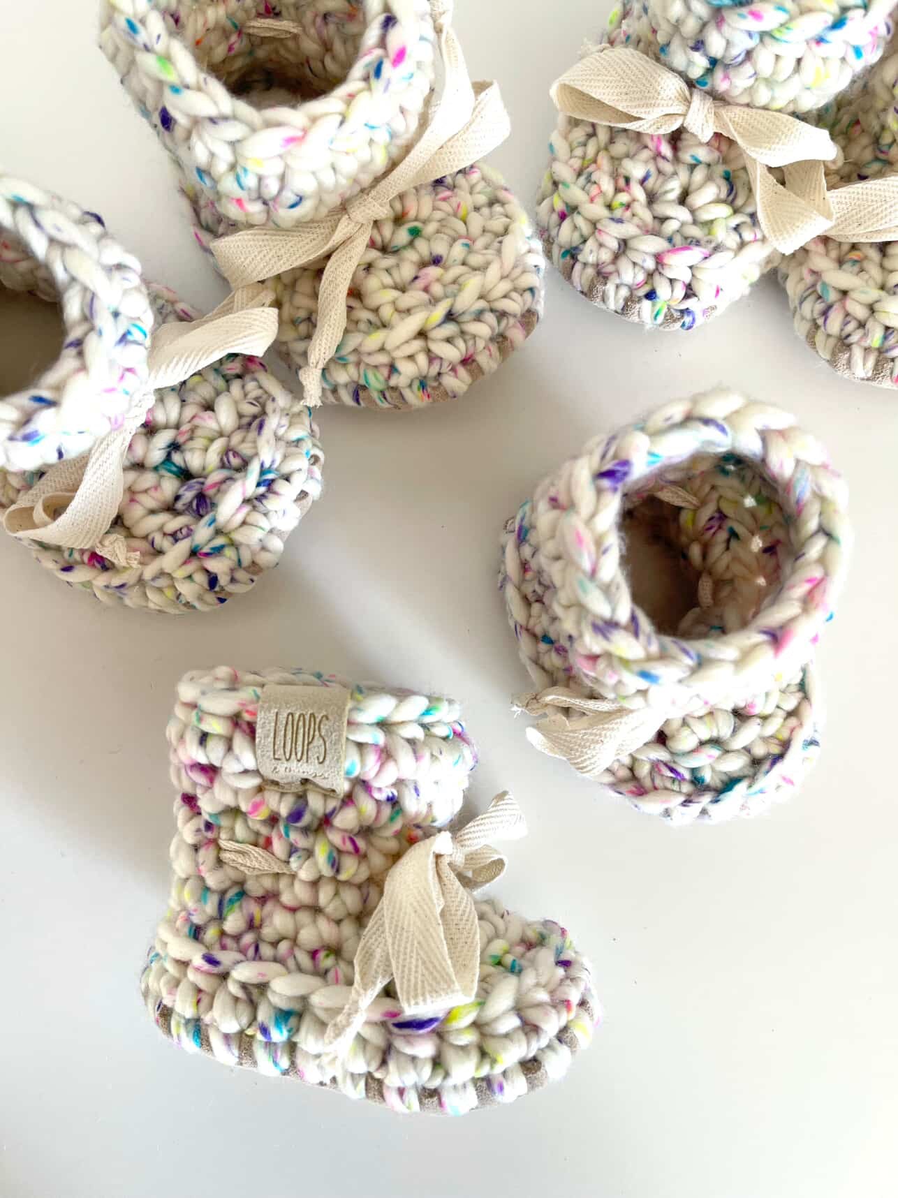 Loops & Things Luxury Merino Wool “Classic” Handmade Booties