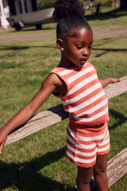 Miles the Label Striped Crochet Set