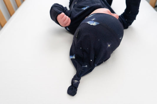 Belan J Knotted Infant Hat in Sweet Dreams