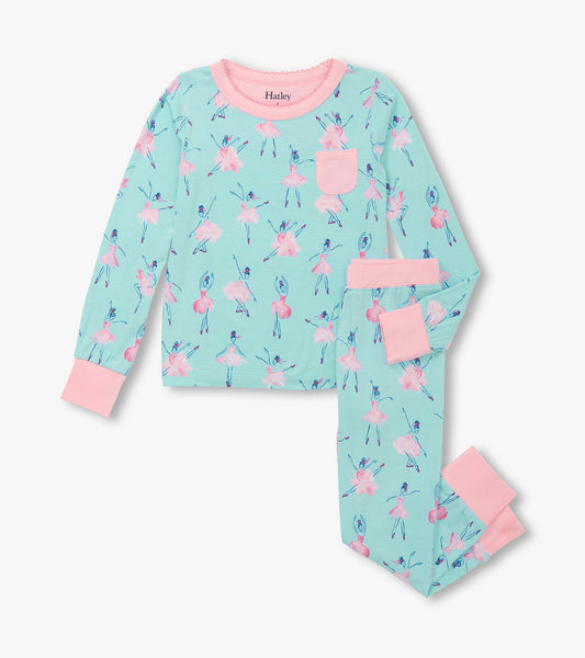 Hatley Bamboo Pajama Set in Ballet School