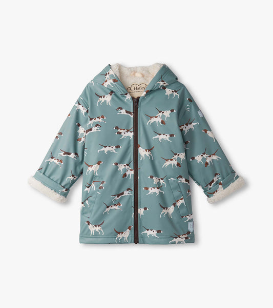 Hatley Sherpa Lined Rain Racket in On The Hunt