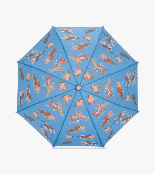 Hatley Kids Umbrella in Tinsel Horses