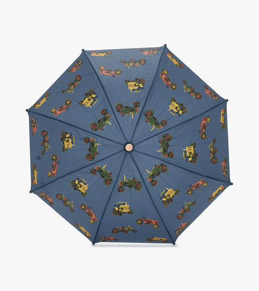Hatley Kids Umbrella in Landscape Tractors