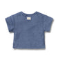 Wilson and Frenchy Organic Cotton Terry Tee in Deep Blue