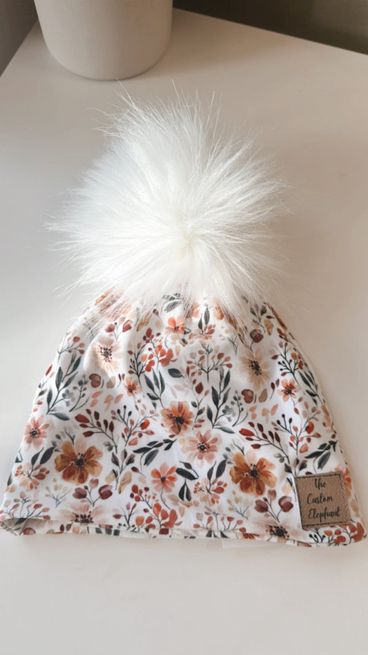 The Custom Elephant Pom Beanies