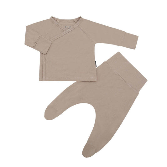Belan J Take me Home Kimono Set in Oatmeal