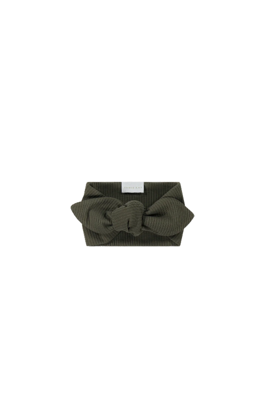 Jamie Kay Organic Cotton Modal Headband in Olive