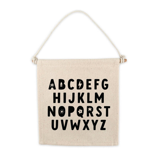 Cherrypick “Alphabet”  Hanging Sign in Black