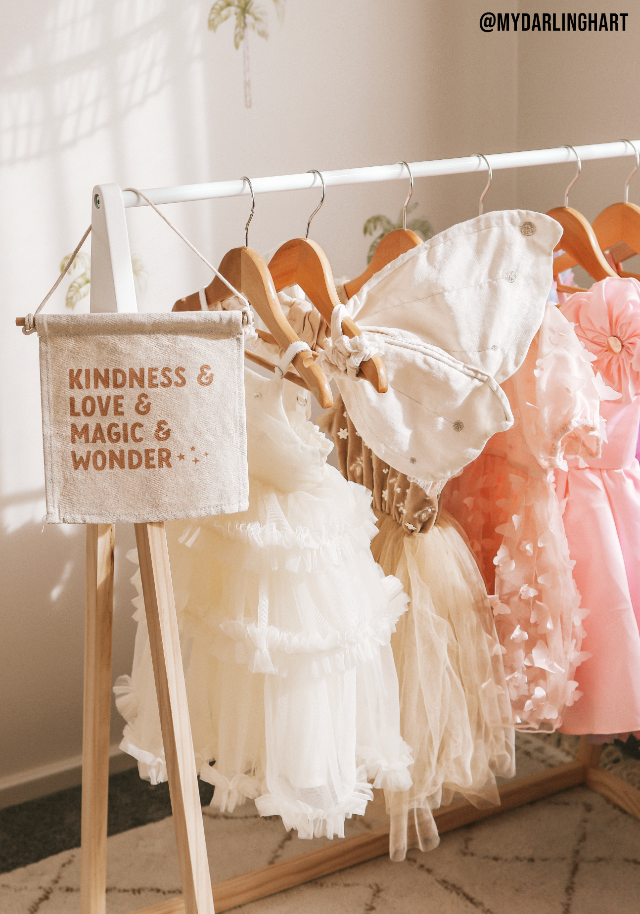 Cherrypick “Kindness Love Magic Wonder” Hanging Sign – Wilful & Wild