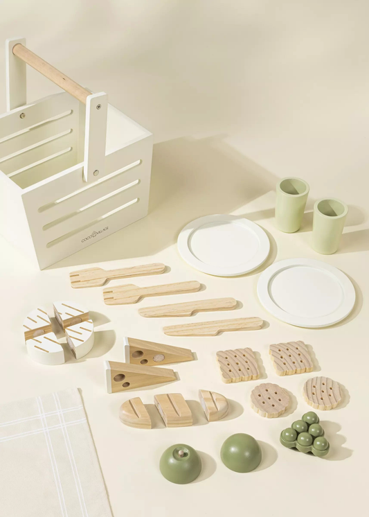 Coco Village Wooden Pinknic Playset and Accessories