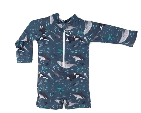 Current Tyed Sunsuit in “Finn”