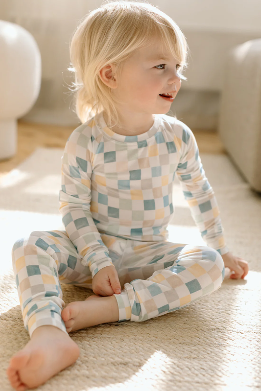 LouLou Lollipop 2 Piece PJ in Check it Out