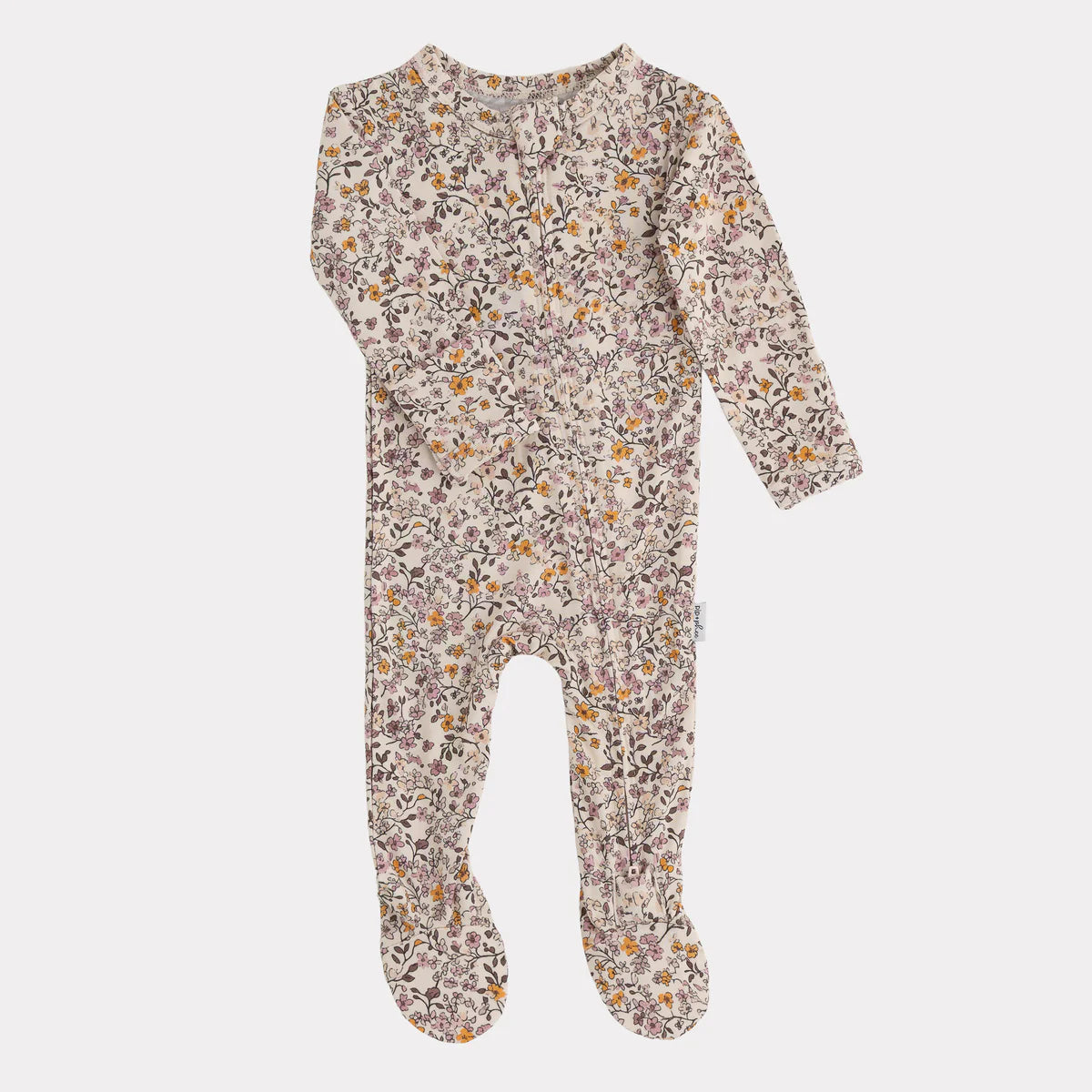 Pip + Phee Bamboo Footed Sleeper in Violet Meadow
